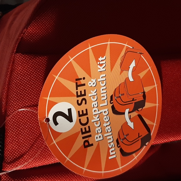 Atlanta Falcons 2 Piece Set Backpack & Lunchbox - Picture 5 of 13